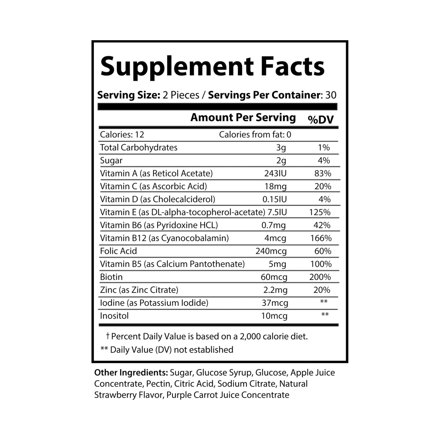 RESCUE STRONG Multivitamin (60 Gummies)